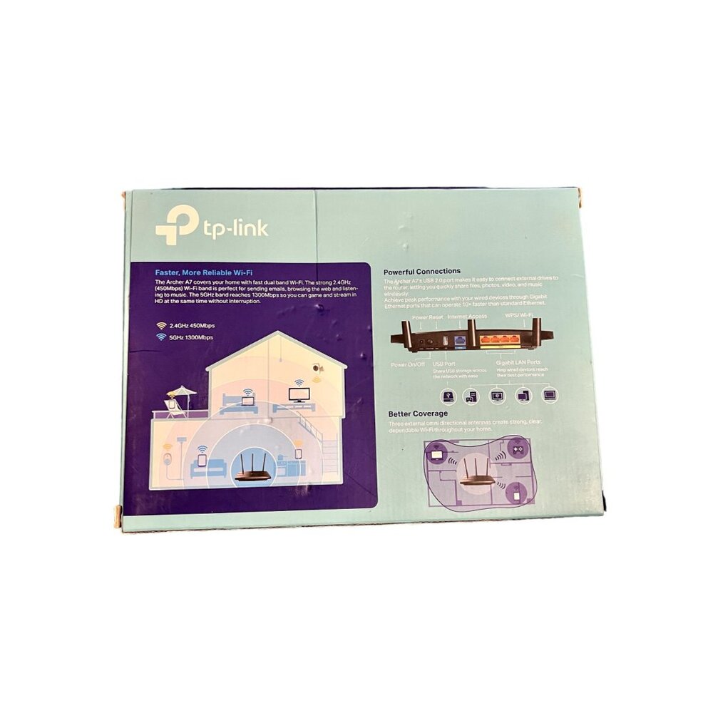 TP-Link AC1750 Dual Band Gigabit Router In Box - Picture 3 of 7